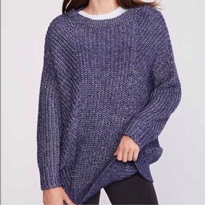 Lou & Grey navy blue sweater